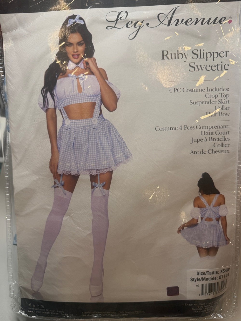 Dorothy halloween costume two piece